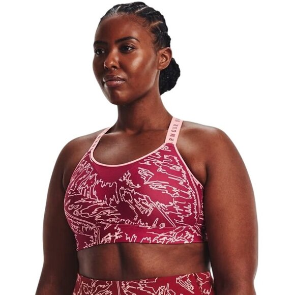 UNDER ARMOUR Womens Infinity High Print Bra Size 2X NEW with tags - Picture 1 of 3
